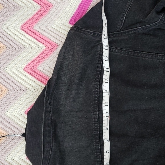 Levi's vintage fit black denim jean jacket small - Picture 10 of 12